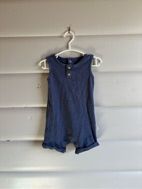 4/$25 Little Planet Organic Navy Tank Top Jumpsuit for Babies size 9m